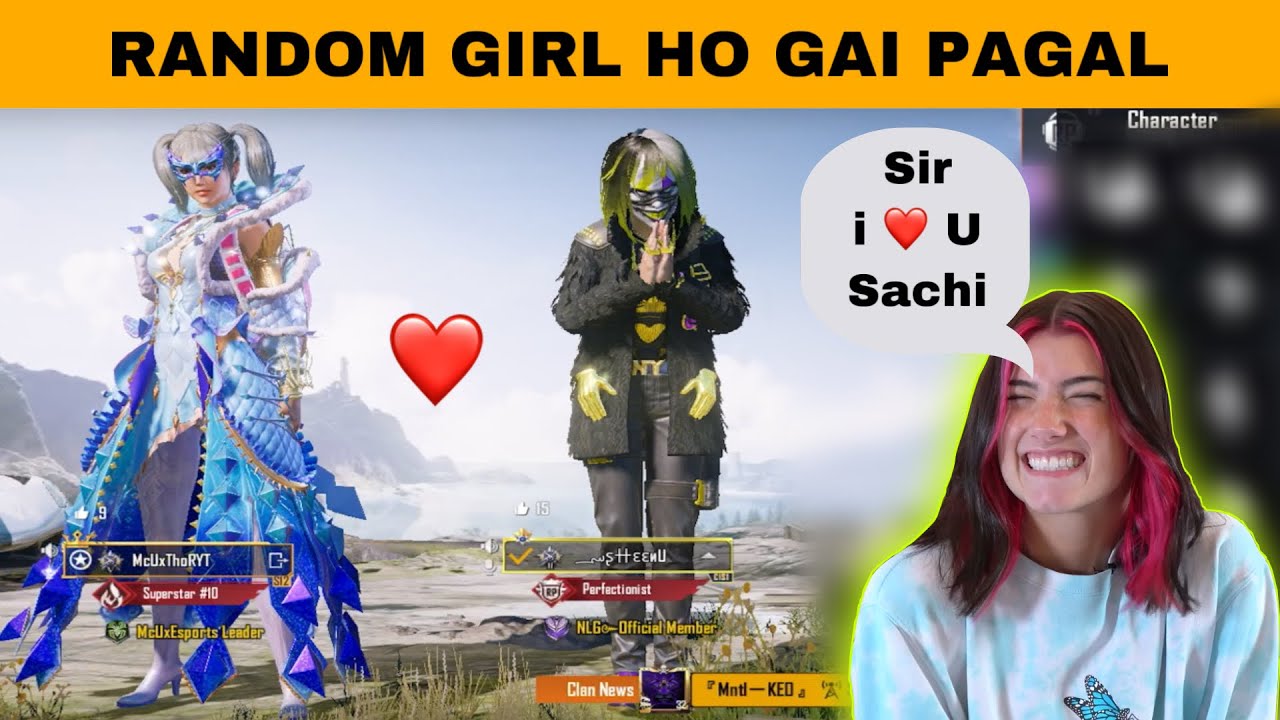 Random Cute Girl Shocking Reaction After Seeing My Gameplay😳 | NOOB PRANK WITH GIRL🥺