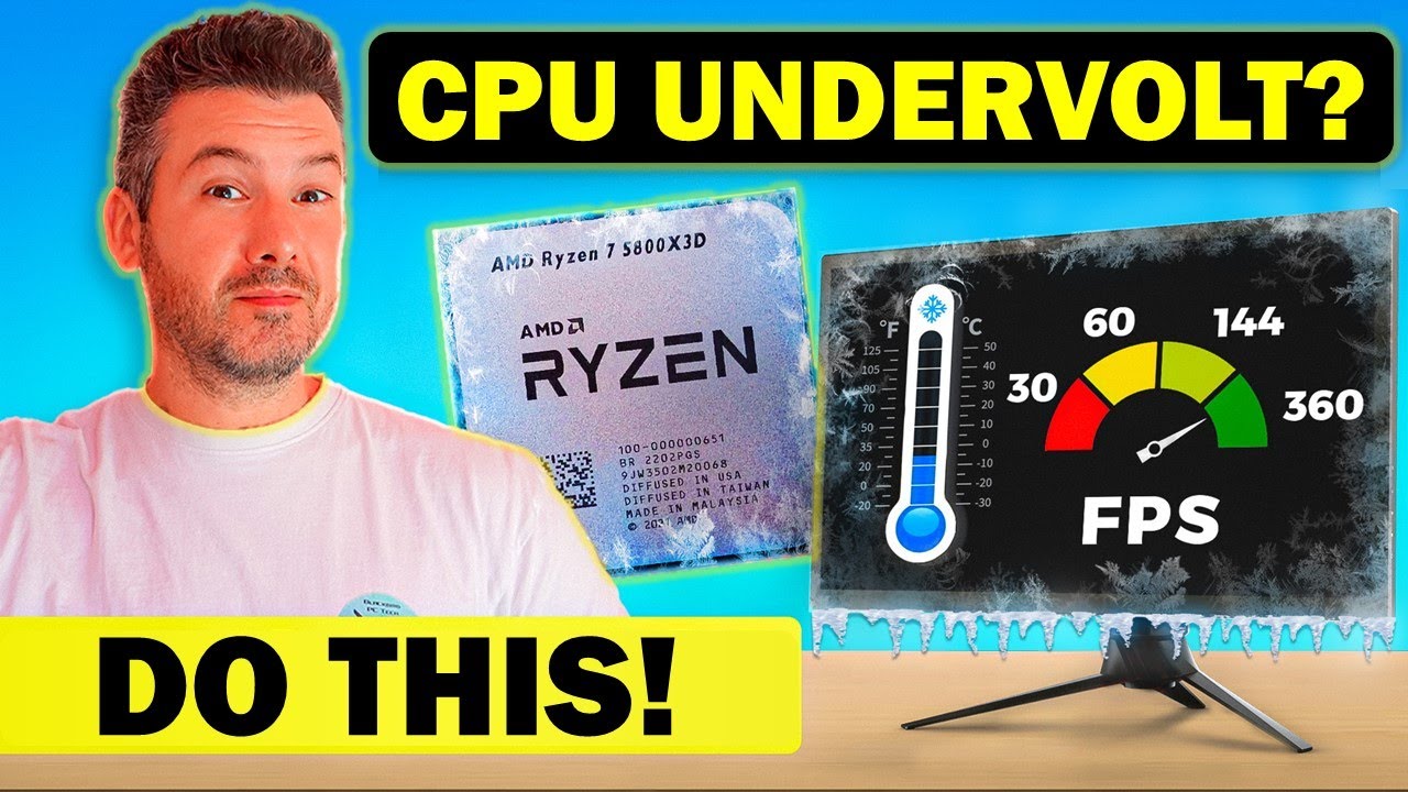 Как понизить напряжение на Ryzen 7 5800X3D или 5700X3D!