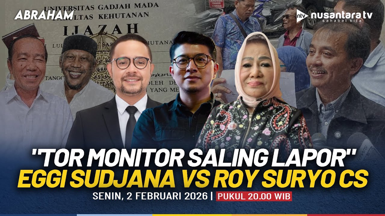 [LIVE] Tor Monitor Saling Lapor: Eggi Sudjana vs Roy Suryo Cs | ABRAHAM