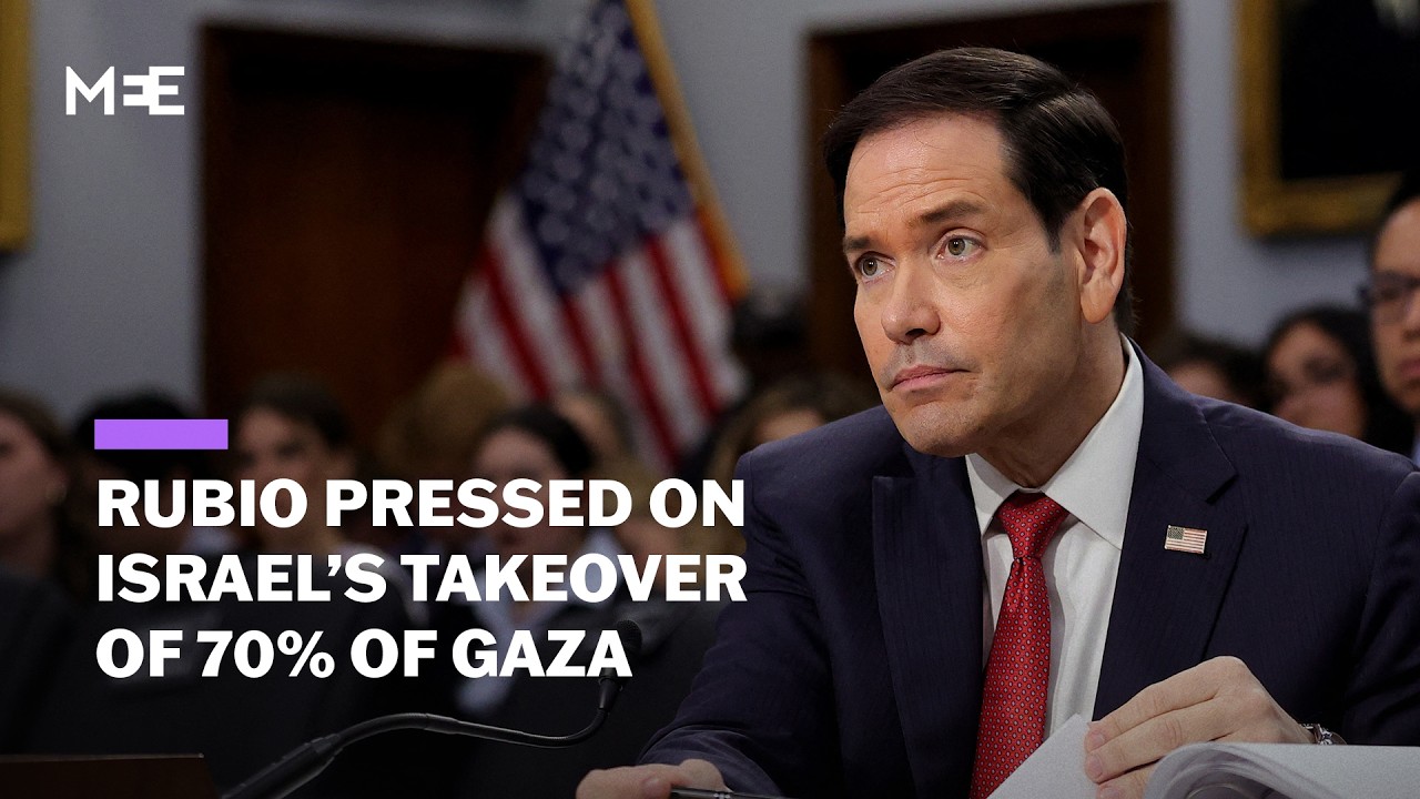 Rubio fails to comment on IDF's seizing 70% of Gaza