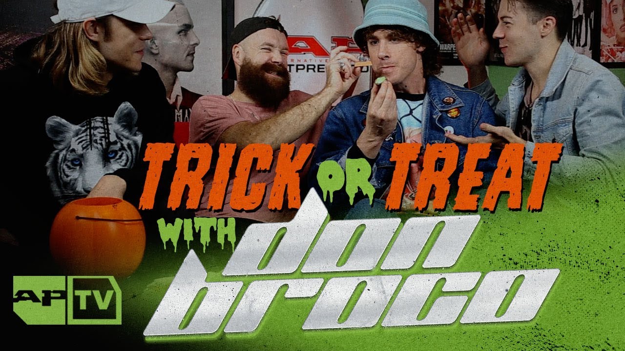 Don Broco React To The Grossest Halloween Candy, Trick Or Treat Challenge | AP