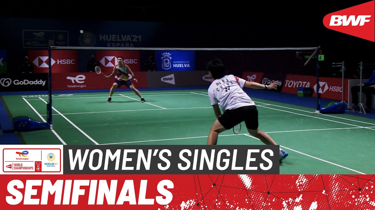 TotalEnergies BWF World Championships 2021 | Tai Tzu Ying (TPE) [1] vs He Bing Jiao (CHN) [8] | SF