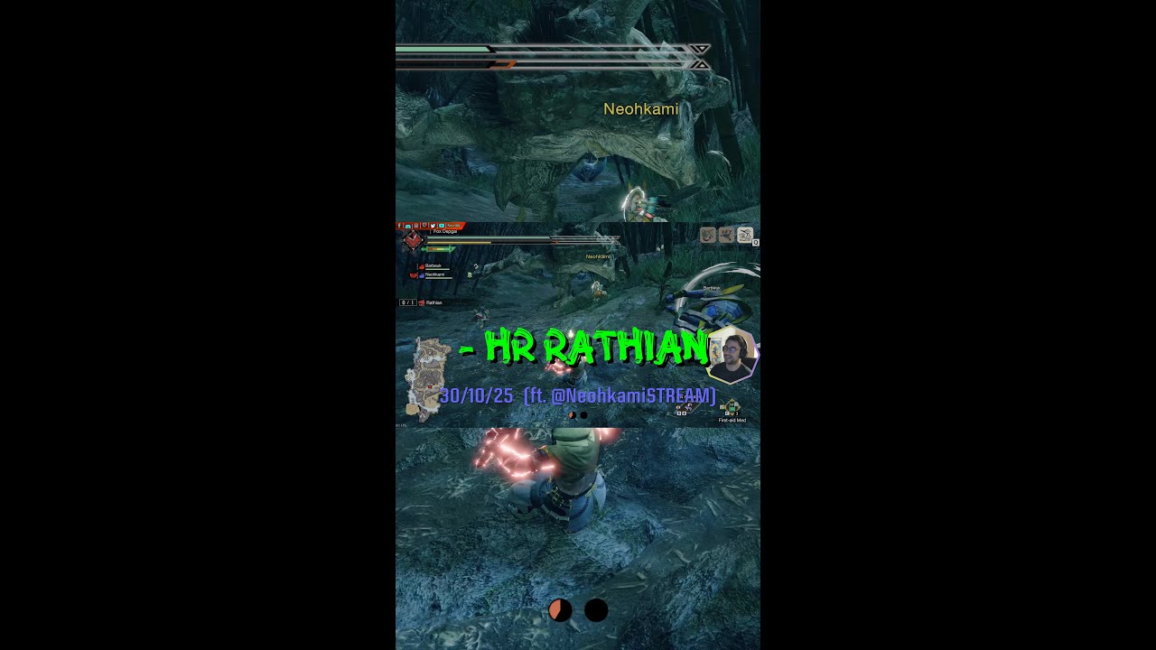 MHR Sunbreak - HR Rathian - Funny 4K short of 30/10/25 session (ft. @NeohkamiSTREAM)
