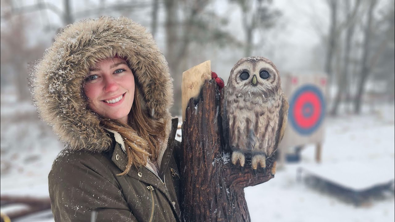 Turning a Log into a Little Owl