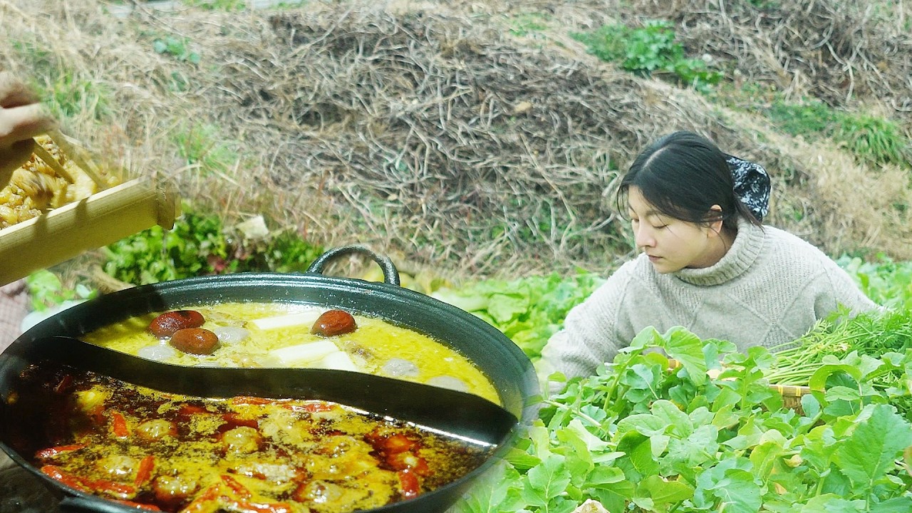 Experience Real Chinese hot pot in a rural kitchen.在鄉村廚房體驗真正的中式火鍋