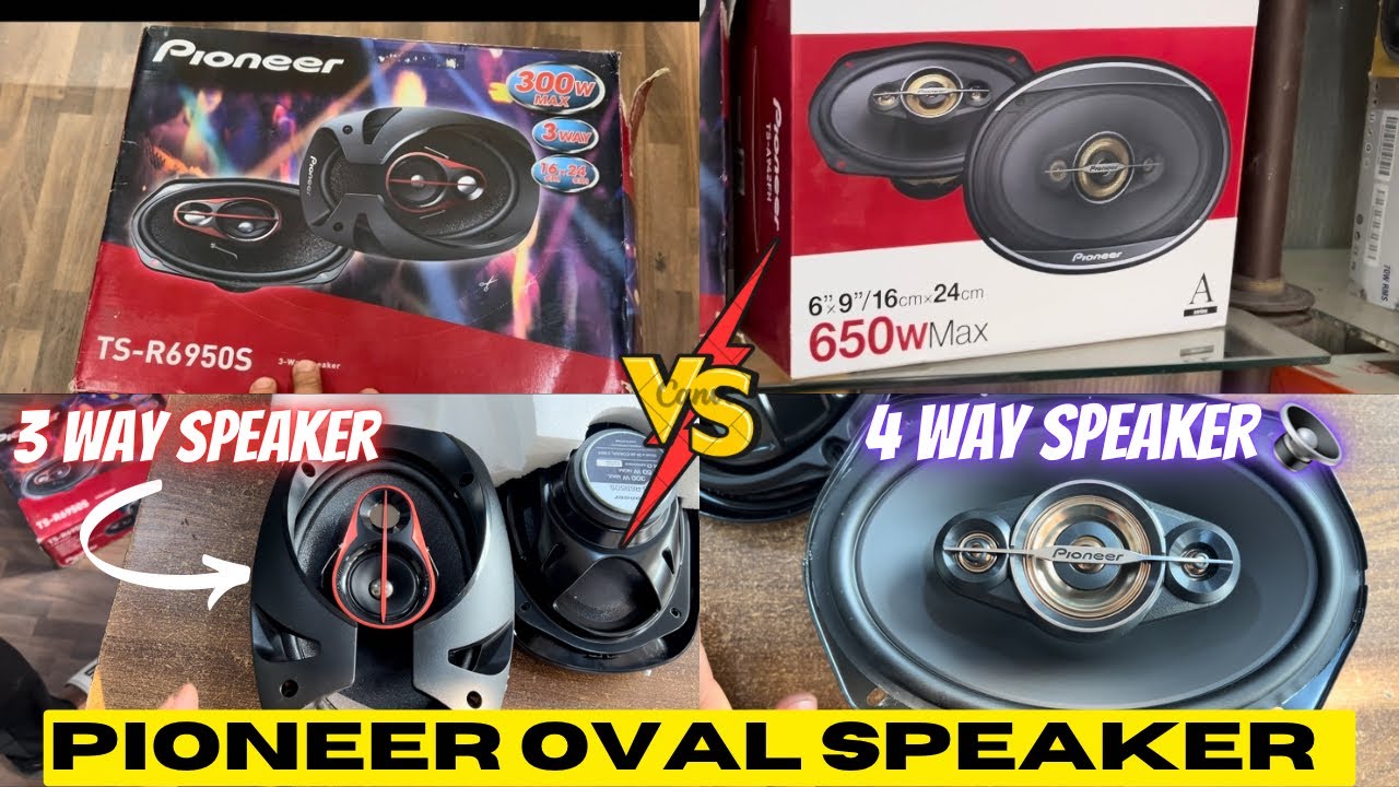 Pioneer oval speakers ! Best oval speaker in India ! Pioneer TS-A942fh 4 way oval speaker #pioneer