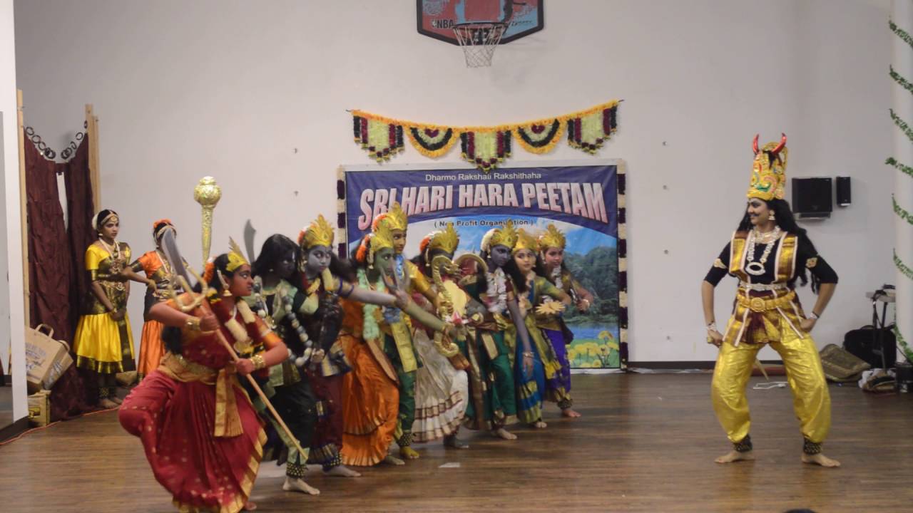 nava durga dance performance by Raagaleena Dance academy