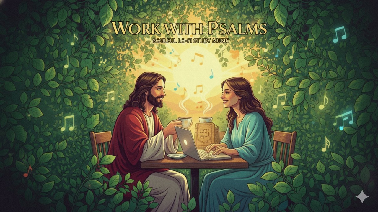 WORK WITH JESUS: 1 Hour of Soulful Psalms // Lo-fi Jazz Bible Music for Study & Focus (PSALMS)