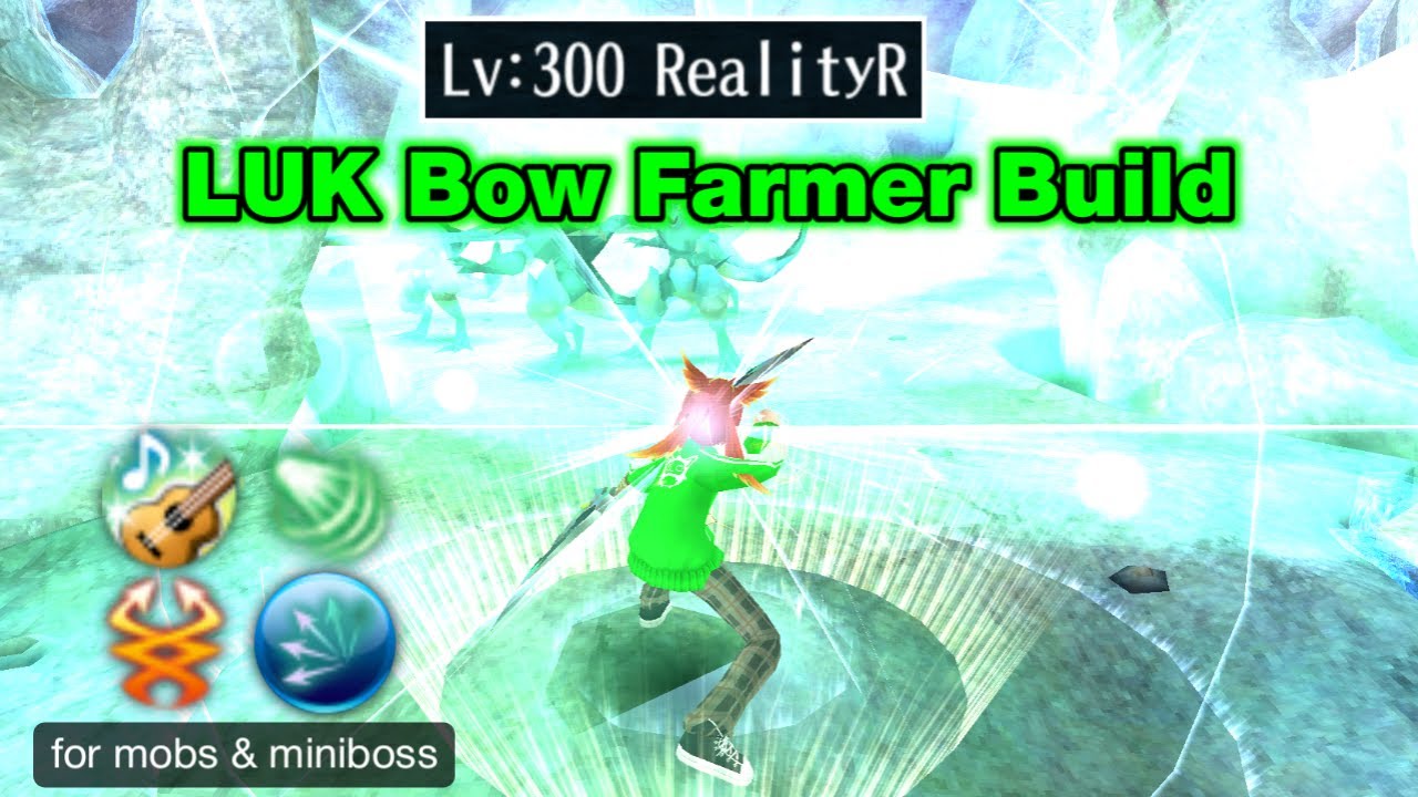 Cyclon Farming LUK Bow Build Level 300 (for Mobs & Miniboss) - Toram Online