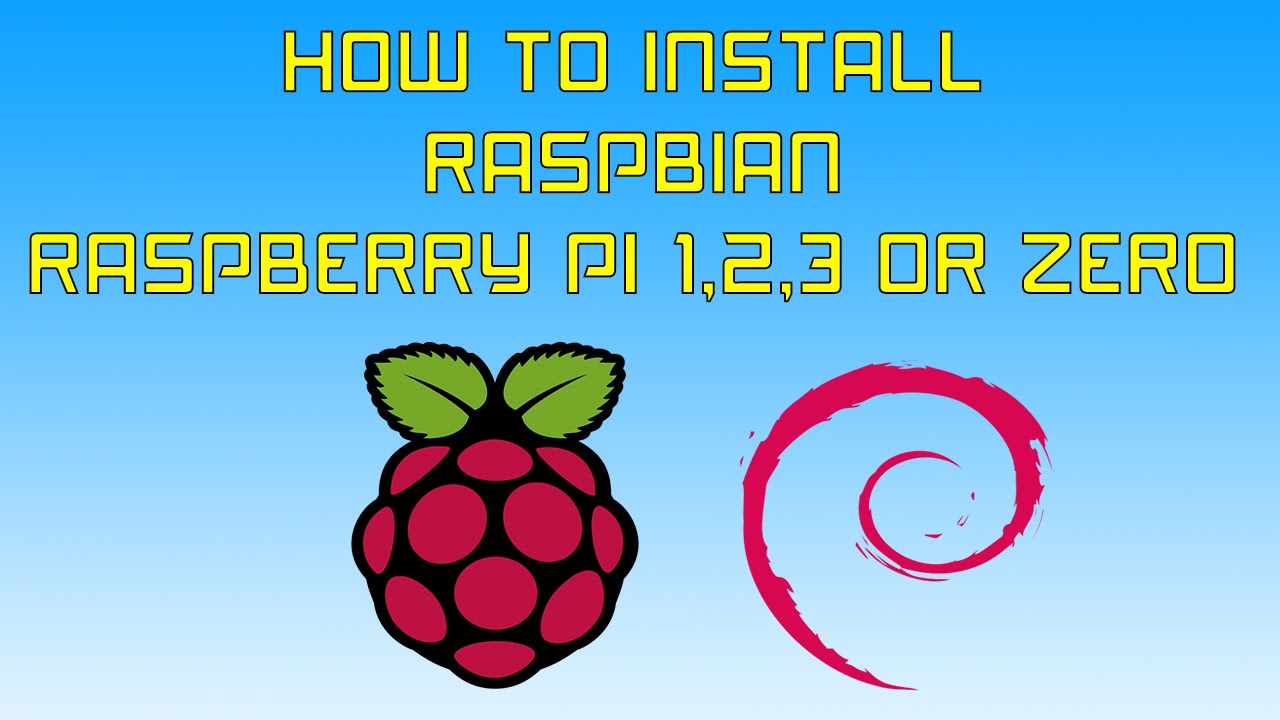 EASY Install Raspbian On Raspberry Pi 1 , 2 , 3 or Zero
