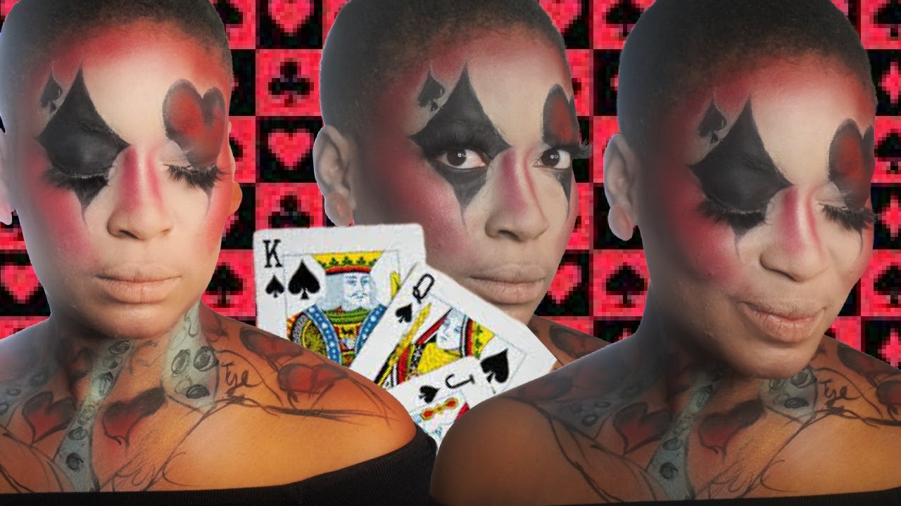 Queen OF Hearts halloween makeup and costume ideas+tyequiece beauty tutorials