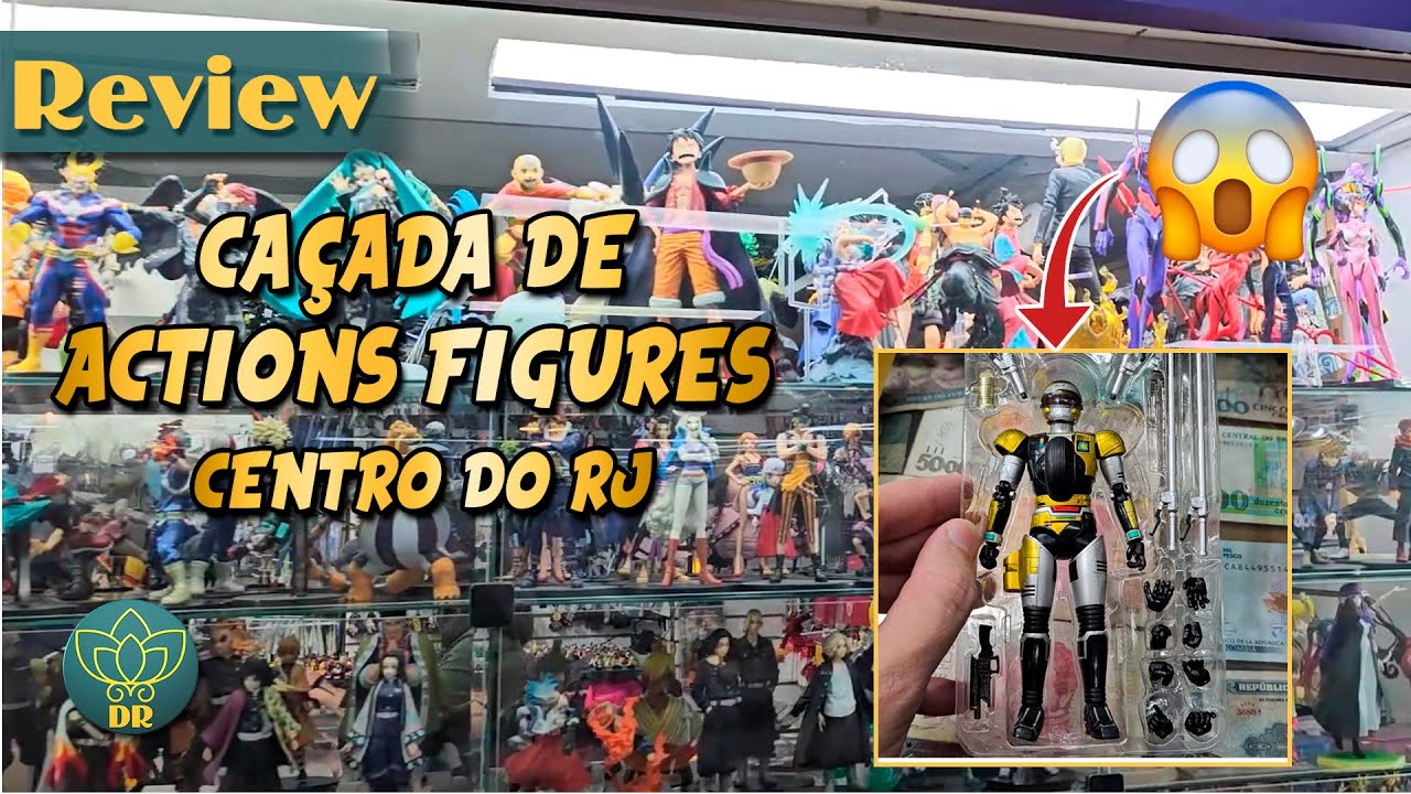 CAÇADA DE ACTIONS FIGURES Centro do RJ 2025 - Dioramas Reviews