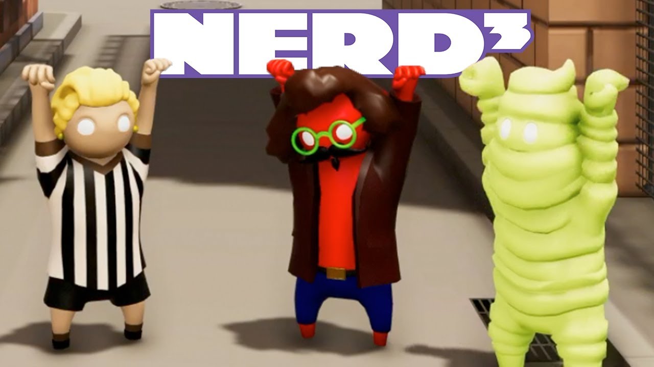 Nerd³ & Matt Are Jelly Wrestlers - Gang Beasts - 10 Jul 2018