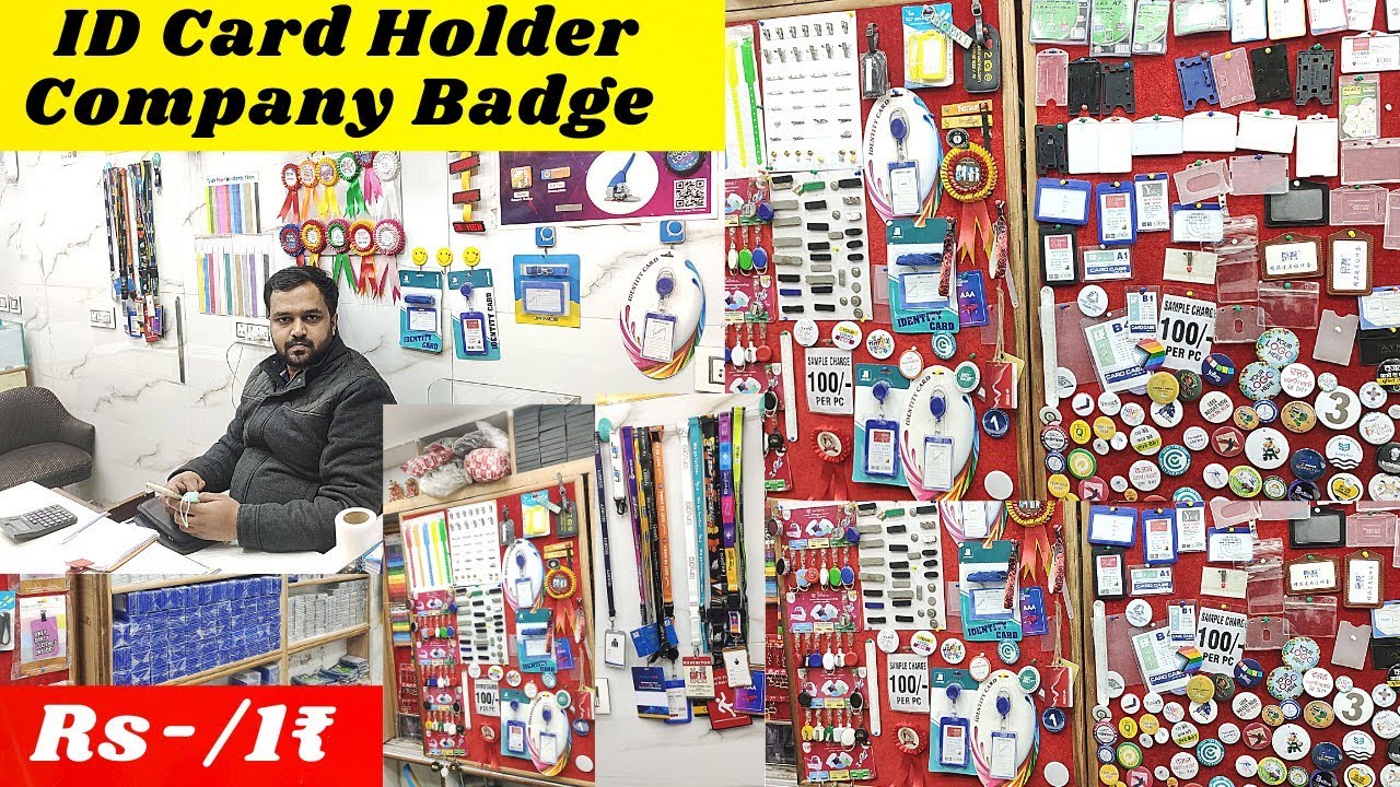 ID Card Holder Digital Dori Online Display Ribbon Badge & Holders Wholesale Market