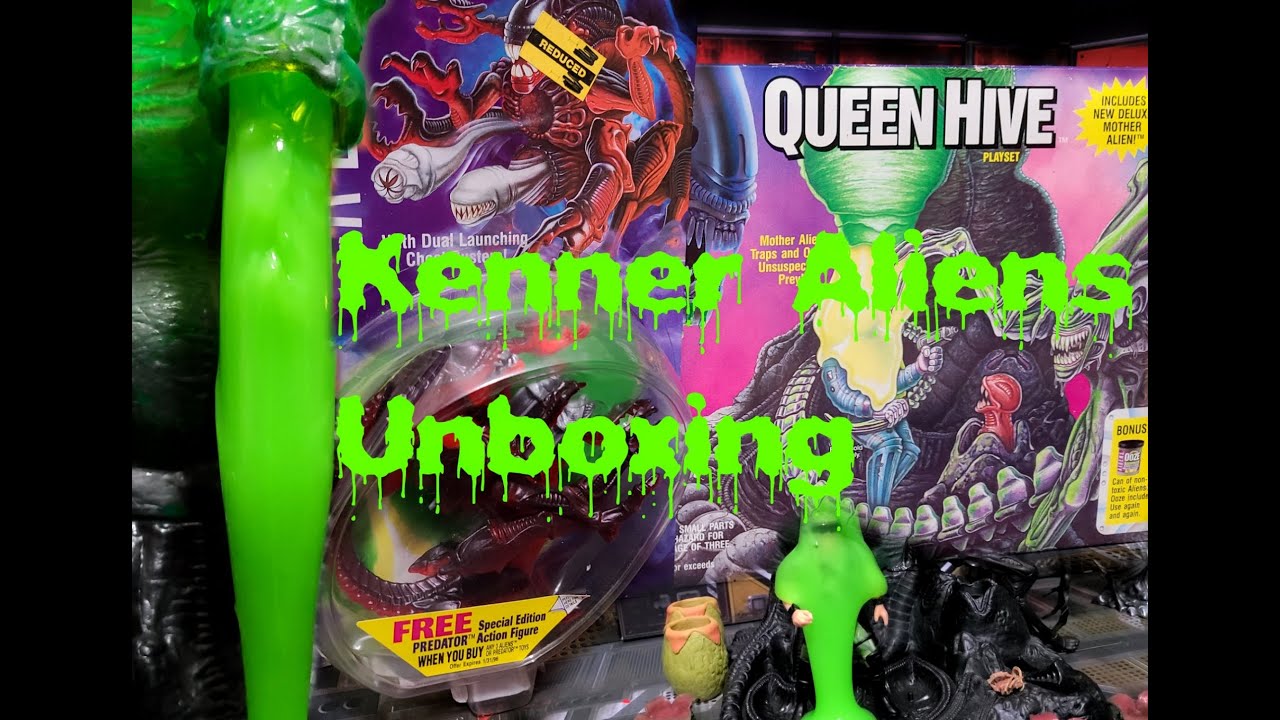 Kenner Aliens Queen Hive Playset and Crab Alien Toy Review