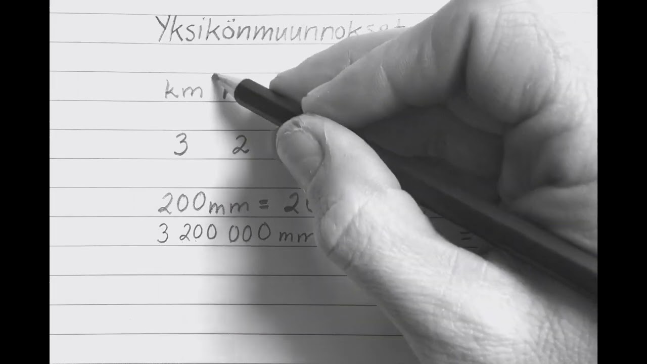 Yksikönmuunnokset
