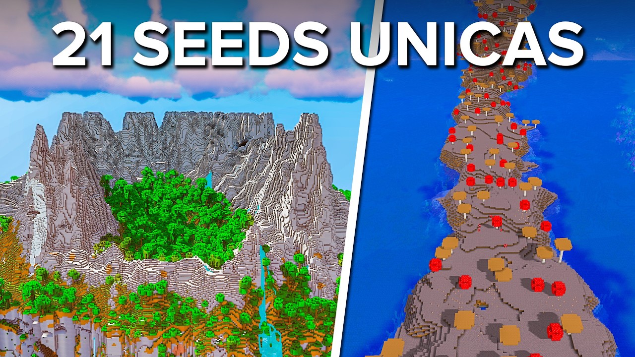 21 Semillas &Uacute;NICAS en Minecraft 1.21