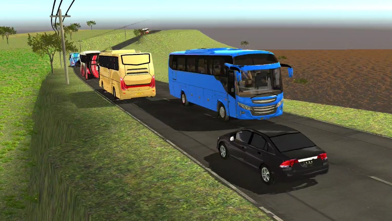 BUS SIMULATOR INDONESIA|| Bus Driving👮‍♂️ City euro Coach bus Simulator 🔥-Android Gameplay Bus 2026