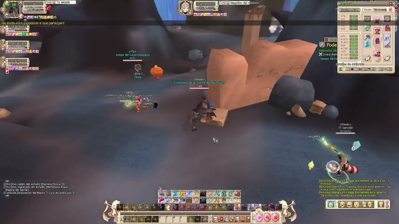 Grand Fantasia Memories Classic - Arena fuego clerigo 60 :D