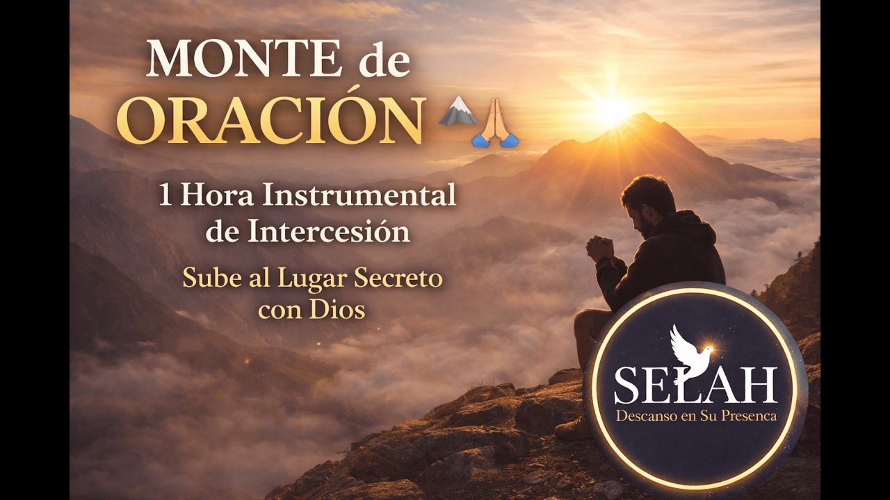 MONTE de ORACIÓN ⛰️🙏 | 1 Hora Instrumental de Intercesión | Sube al Lugar Secreto con Dios