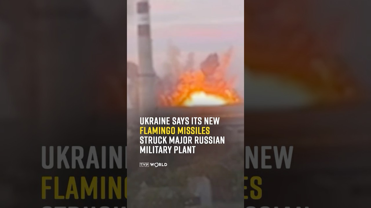 #Ukraine says its new Flamingo #missiles struck major Russian #military plant