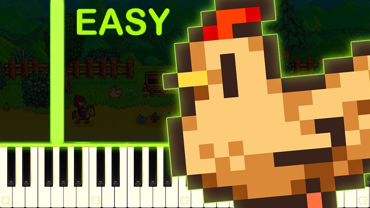 STARDEW VALLEY THEME - EASY Piano Tutorial