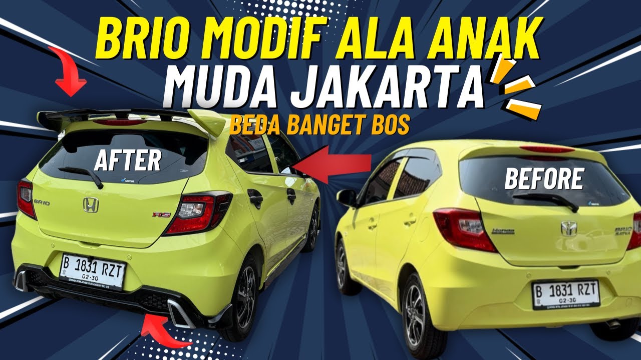 MOBIL BRIO RASA 500 JUTA‼️FULL MODIFIKASI BRIO SATYA JADI BRIO URBANITE 2025