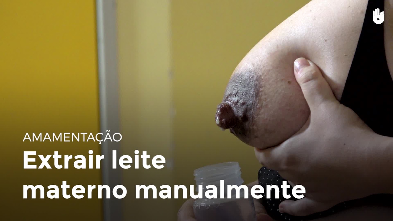 Extrair leite materno manualmente | Amamenta&ccedil;&atilde;o