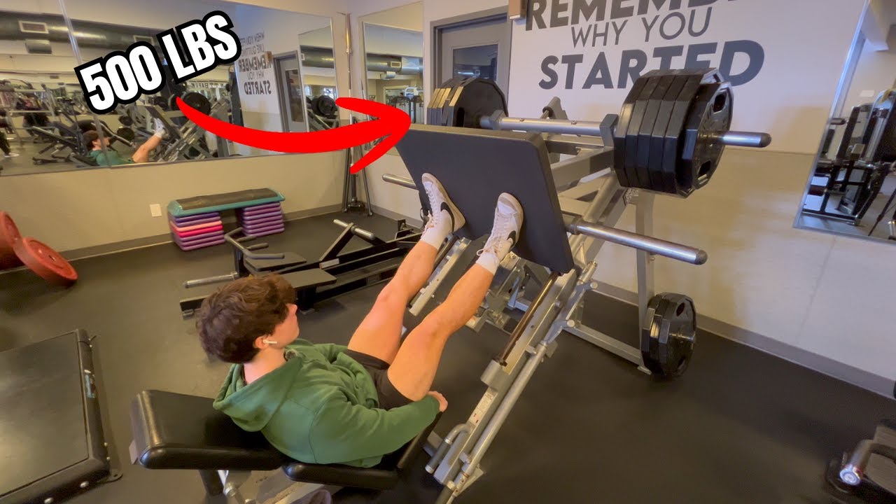 500+ LBS Leg Press at 16???  | Road to First Show #3