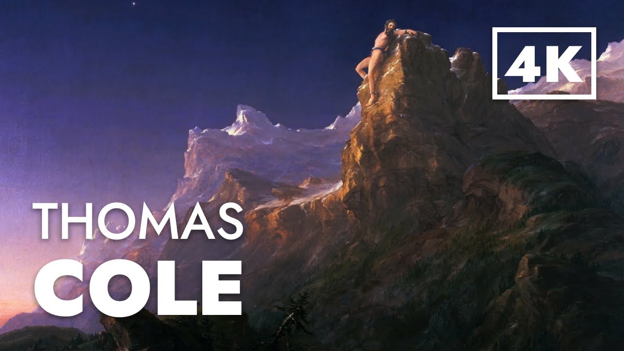 Thomas Cole's Art in 4K: A Visual Journey with Elegant Background Music