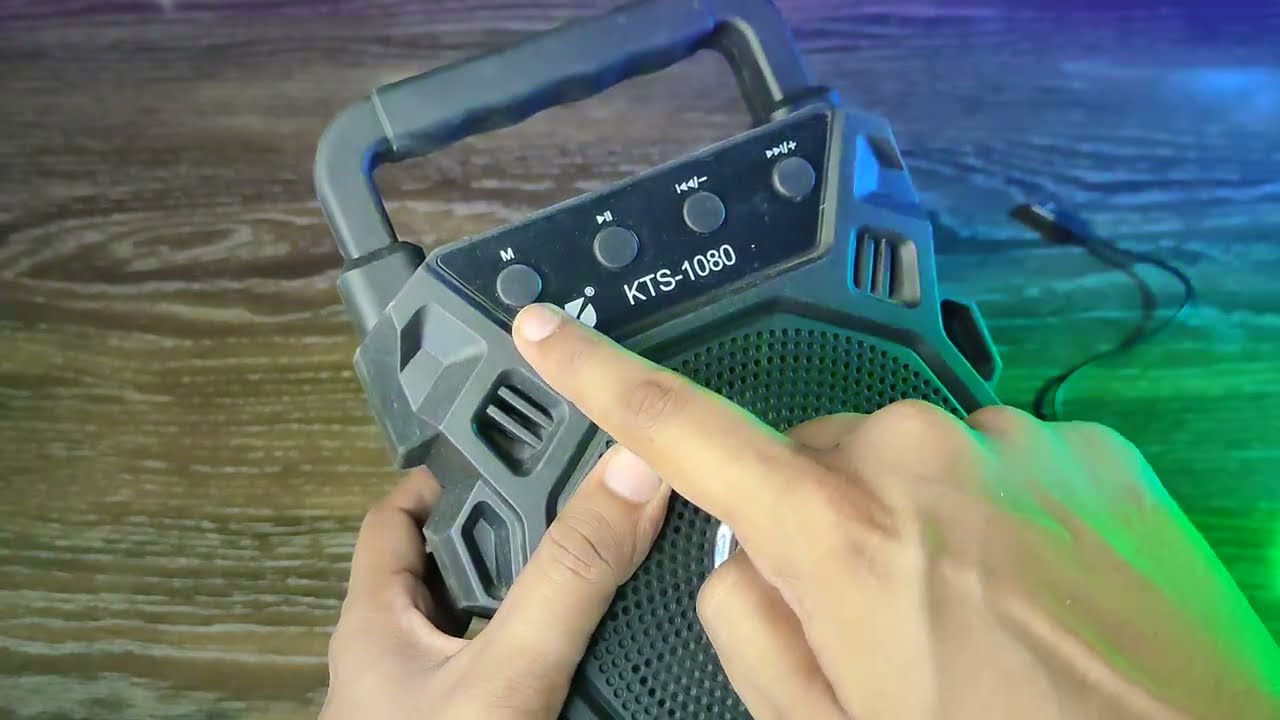 Unboxing Portable KTS-1080 Wireless Bluetooth Speaker