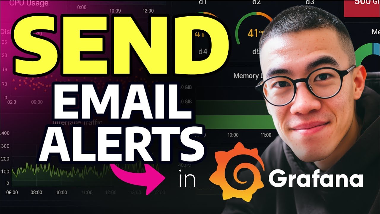 How to SEND EMAIL ALERTS from Grafana (Step by Step)