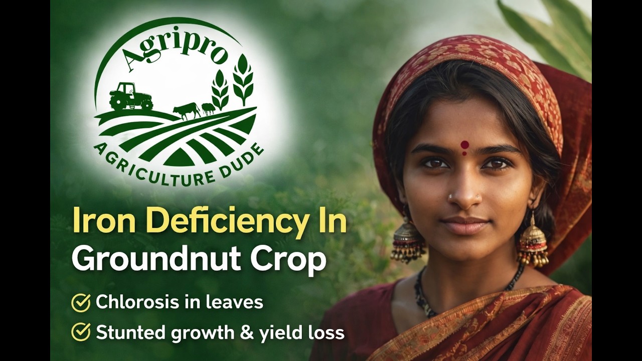 Groundnut Iron deficiency | #agripro