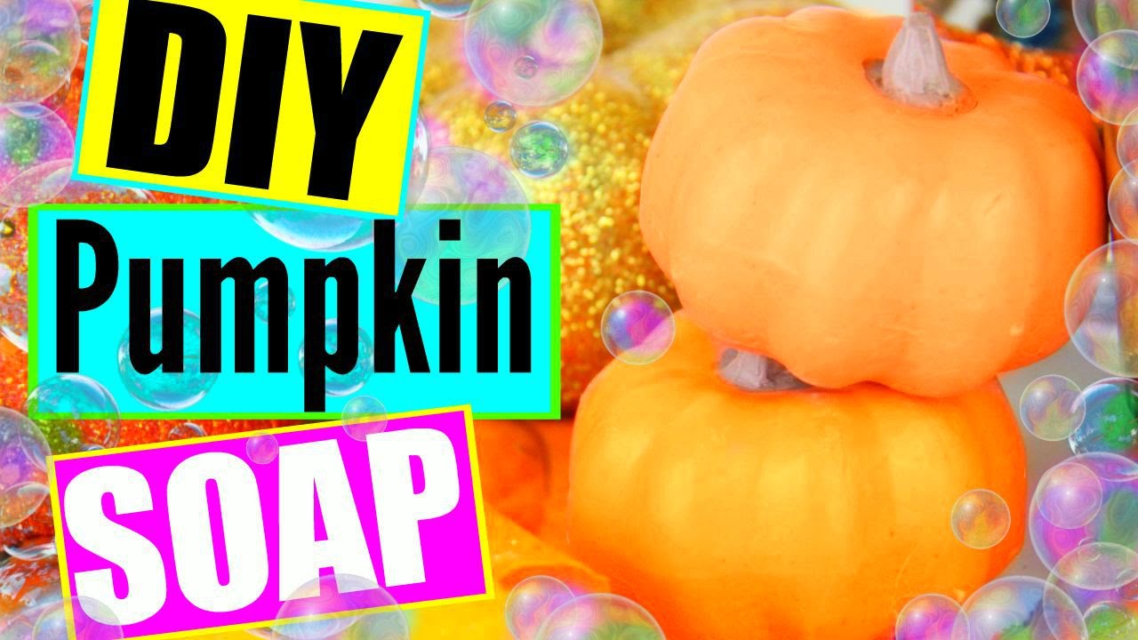 DIY Pumpkin Spice Soaps! Make Pumpkin Shaped Soaps!