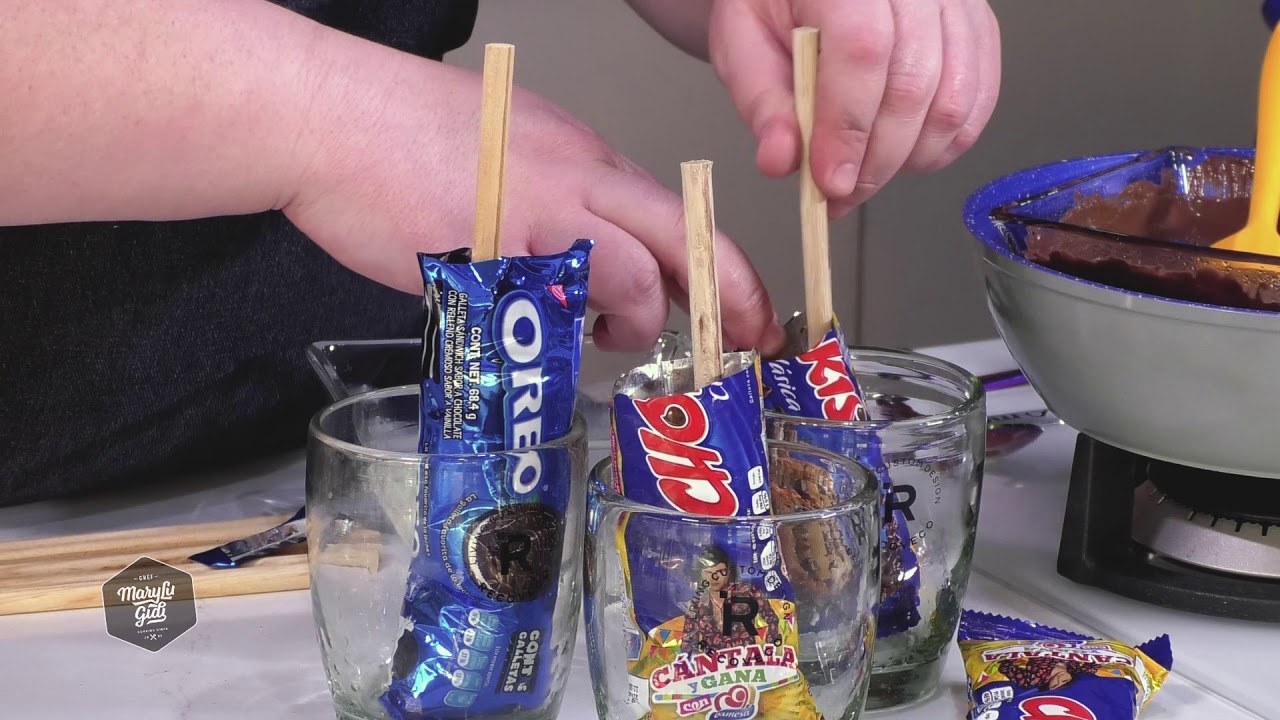 Paletas Heladas Cookies & Cream - Chef Gidi