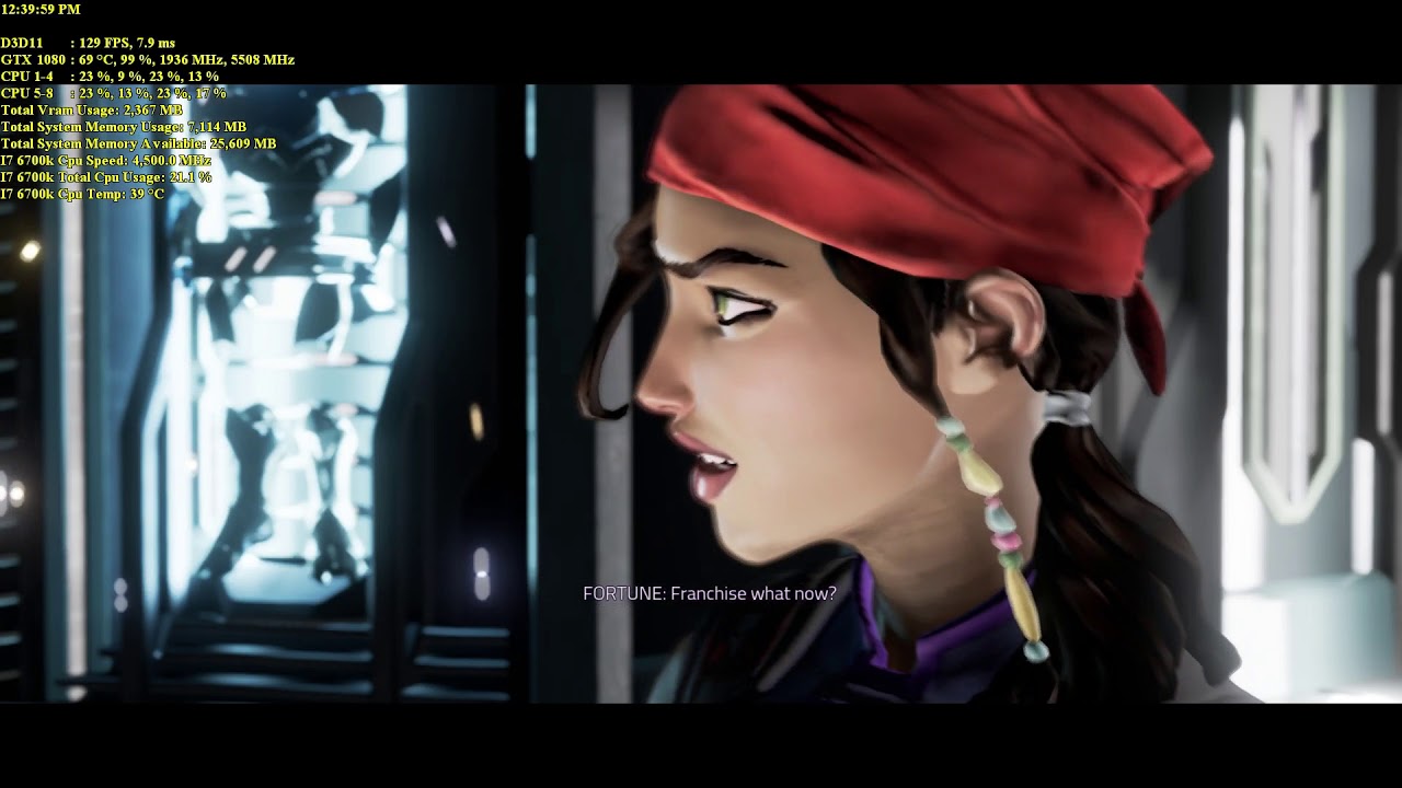 GTX 1080 Agents Of Mayhem 1080p Ultra