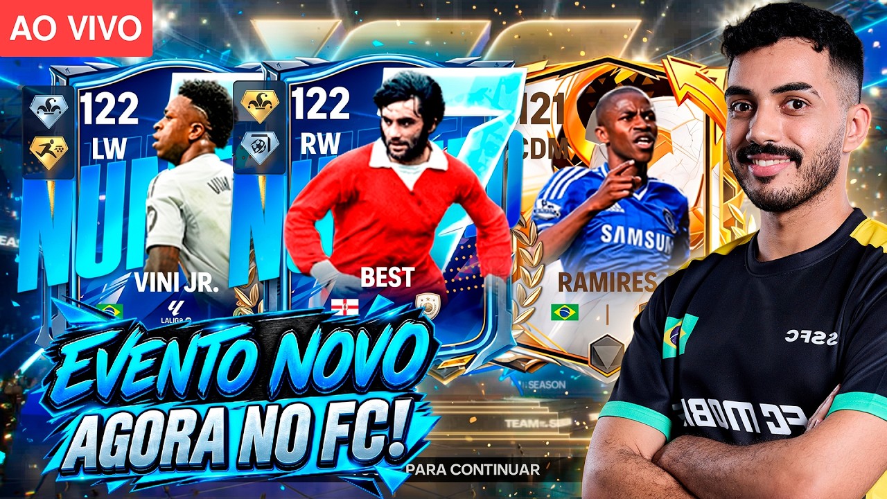 F BUG!! 😱 EVENTO NOVO AGORA e JOGANDO a BETA do FC MOBILE 27!