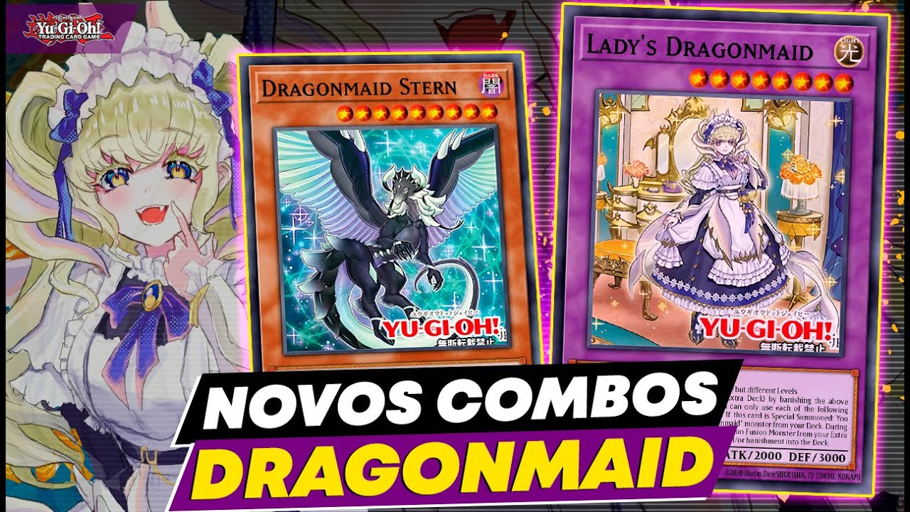COMBOS DRAGONMAID COM A NOVA FUSÃO!! DECK TÁ INSANO | YU-GI-OH! TCG