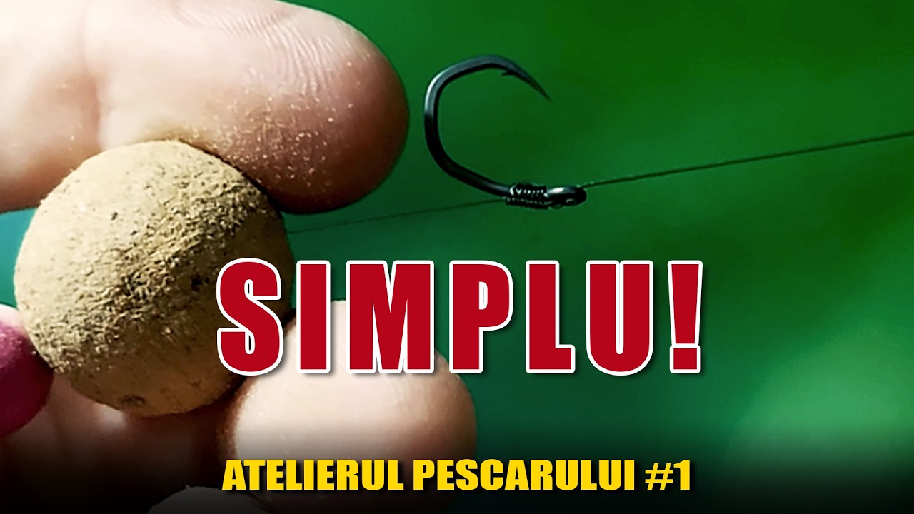 Uite Cum legi cel mai SIMPLU Nod in Pescuitul la Crap!
