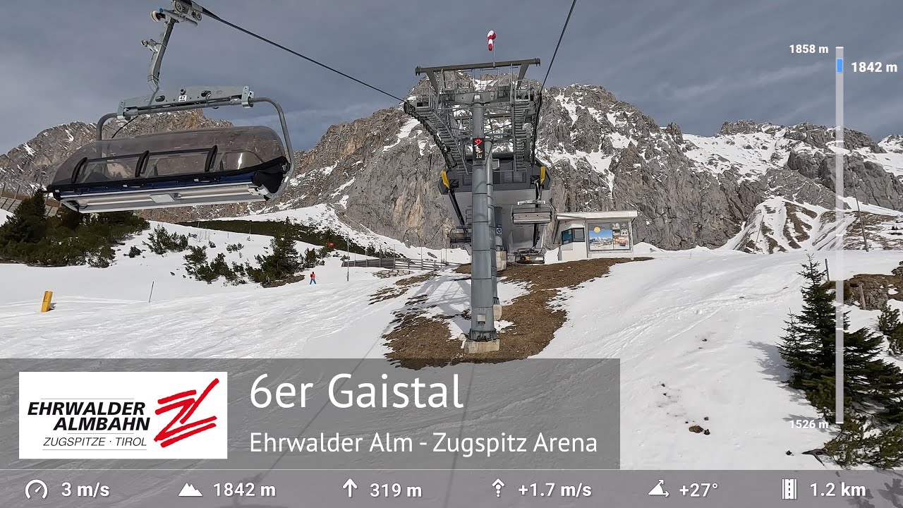 Gaistal Full Ride - Ehrwalder Alm (Zugspitz Arena) | Built by Doppelmayr in 2007