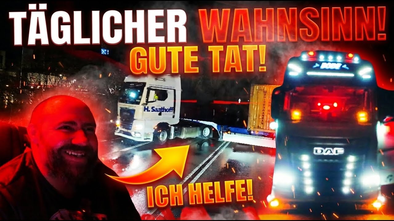 Man hilft wo man kann.... Siggi auf Achse#207 Der Lkw Vlog