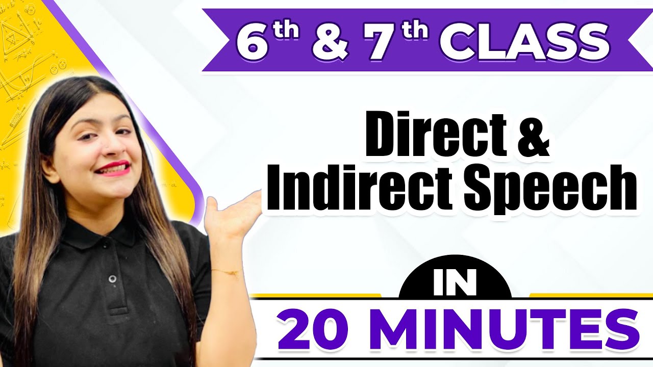 Direct and Indirect Speech | Cheat Sheet Series For Class 6th & 7th