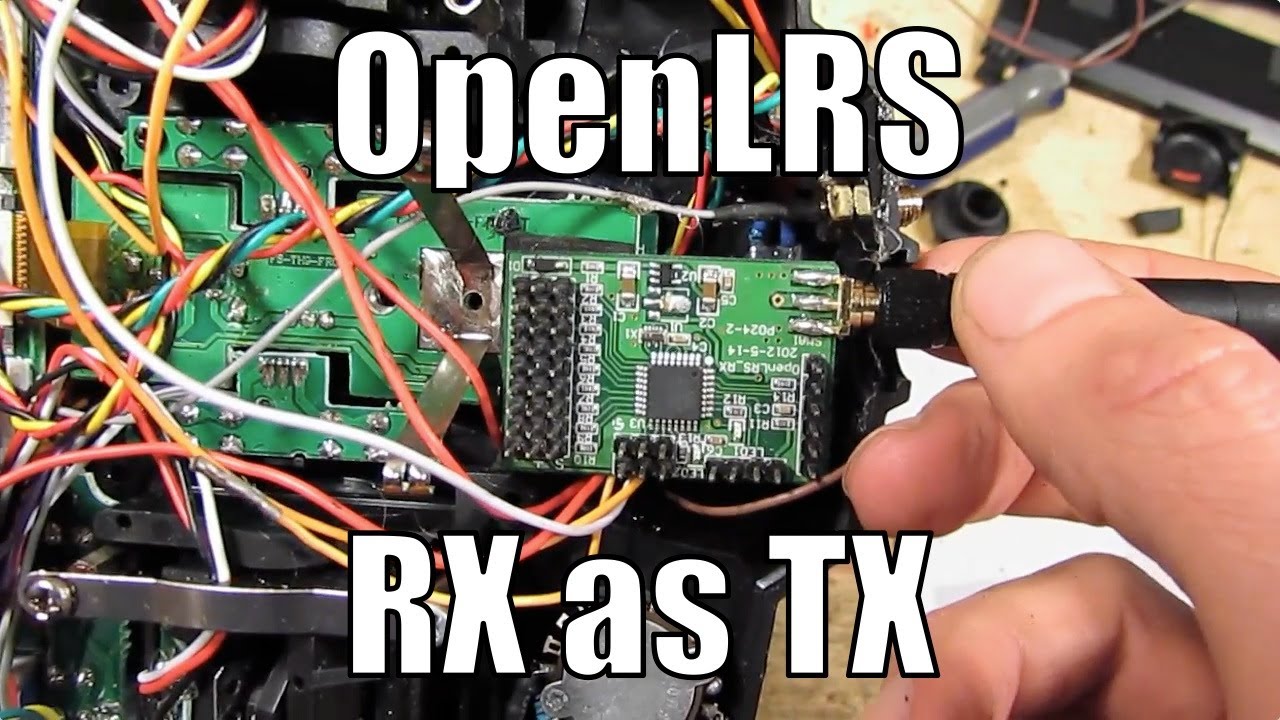 An OpenLRS RX as a TX in a 9X. RCHacker #43