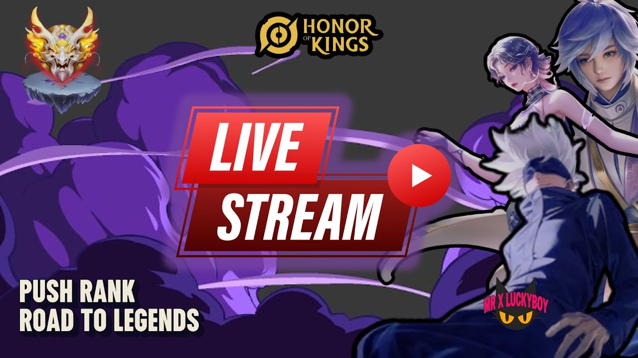 🔴LIVE MR X LUCKYBOY GAMING | PUSH RANK USER MAGE & SUPPORT | HONOR OF KINGS