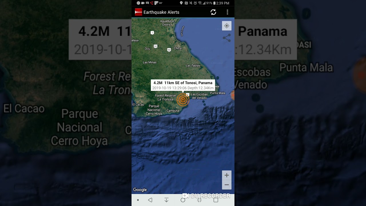Tonosi, Panama Earthquake October 19th, 2019