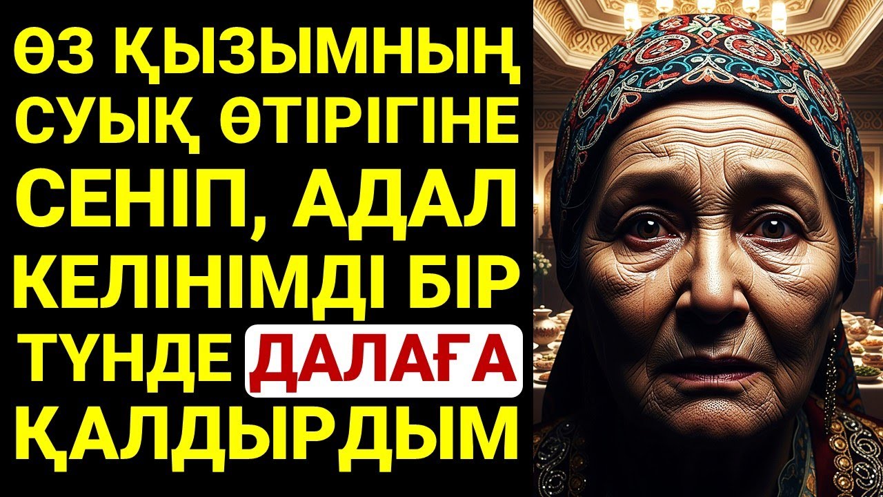 ӨЗ ҚЫЗЫМНЫҢ СУЫҚ ӨТІРІГІНЕ СЕНІП, АДАЛ КЕЛІНІМДІ БІР ТҮНДЕ ДАЛАҒА ҚАЛДЫРДЫМ