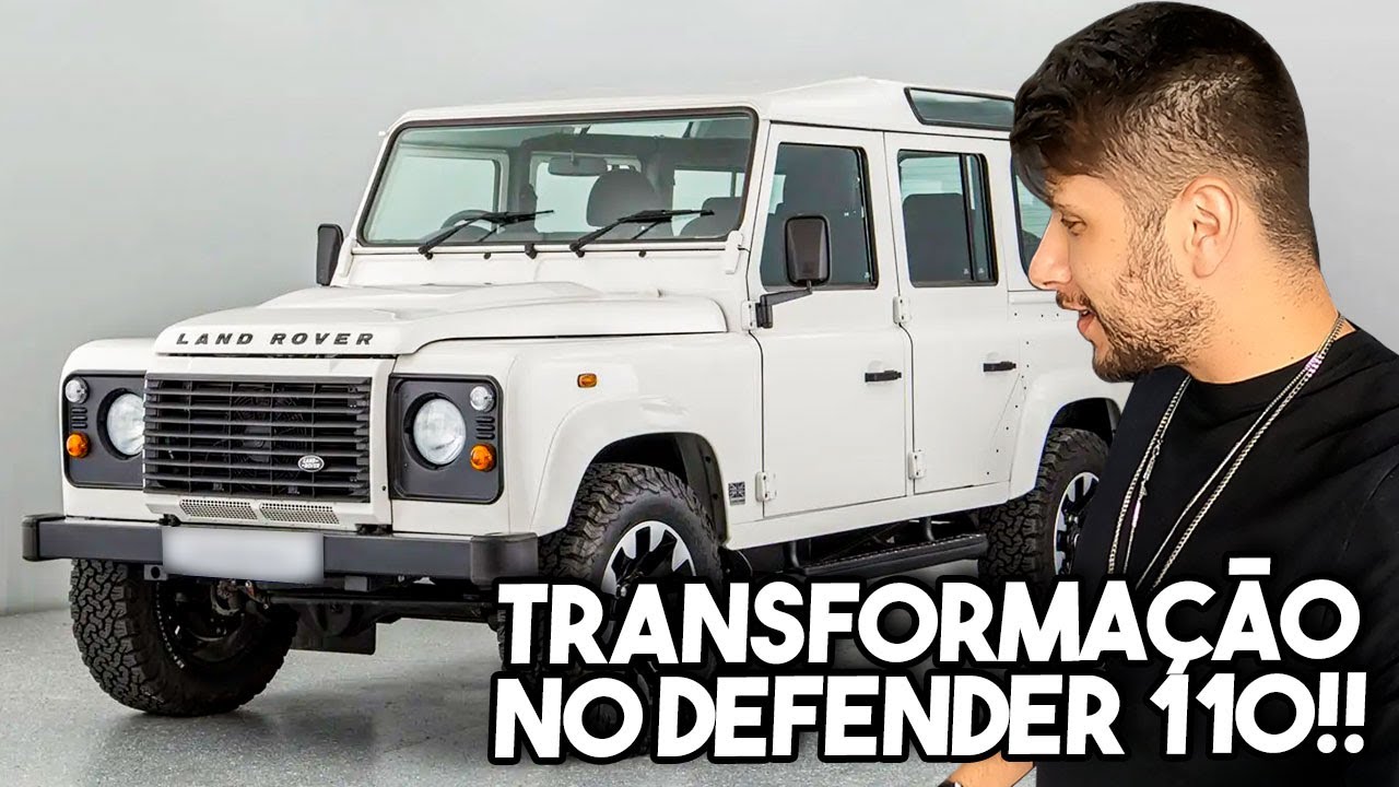 TRANSFORMAÇÃO DE LUXO NO LAND ROVER DEFENDER 110!!😱🔥 PARECE OUTRO CARRO!!!