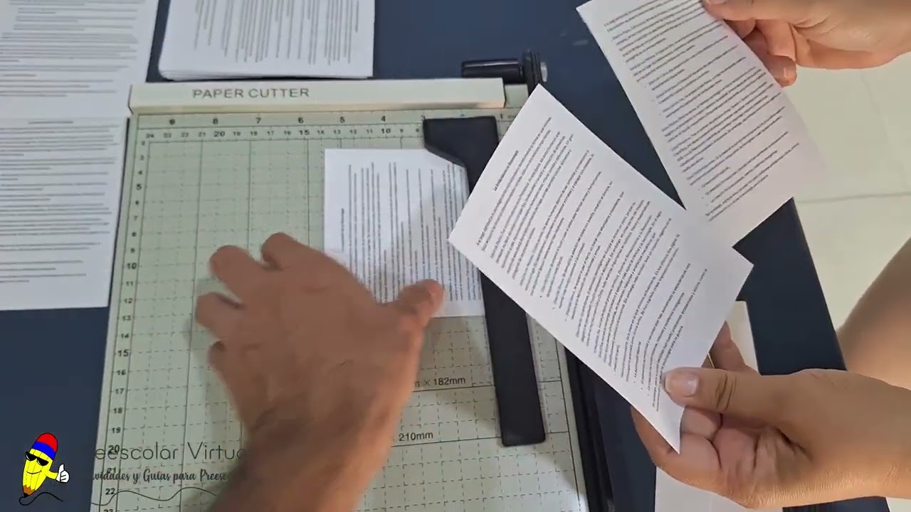 Cortadora Guillotina de Papel: La Mejor Herramienta para Preparar Guías Escolares ✂️📄🎒