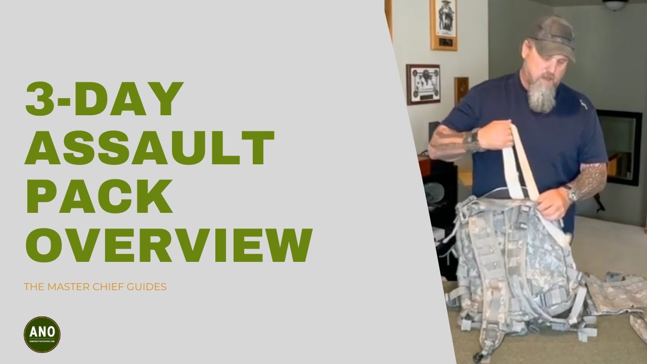 How To Use the U.S. Issue ACU 3-Day Pack | The Master Chief Guides | ANO