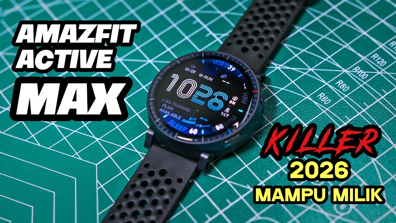 AMAZFIT ACTIVE MAX: Jam Paling Killer 2026 Mampu Milik